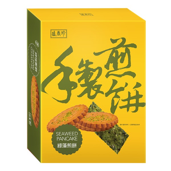 盛香珍 手製煎餅-綠藻(海苔)210g(5盒/10盒)