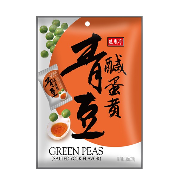 盛香珍 鹹蛋黃青豆220g10包入(箱)