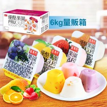 盛香珍 優酪果園果凍(綜合風味)6kg/箱