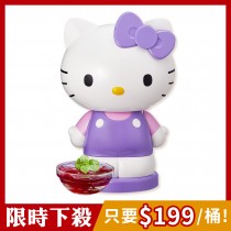 [限時下殺]盛香珍 Hello Kitty造型蒟蒻果凍禮桶-葡萄265g/桶