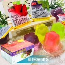 盛香珍 蒟蒻椰果果凍(綜合風味)6kg量販箱(箱)