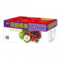 盛香珍 蒟蒻椰果果凍6kg/箱-綜合(量販箱)
