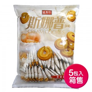 盛香珍 斯娜普奶酥500gX5包入/箱(量販包)
